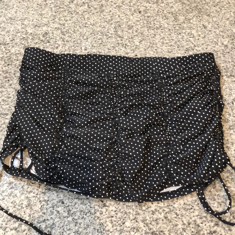 Unique Vintage swim mini w/panty XL Retro Polka Dt